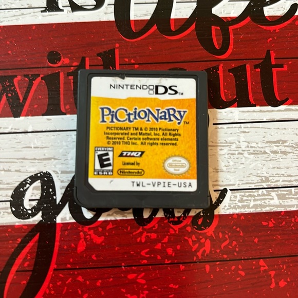 Other - Pictionary Nintendo Ds game